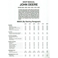 John Deere 4055 - 4255 - 4455 - 4555 - 4755 - 4955 Workshop Manual